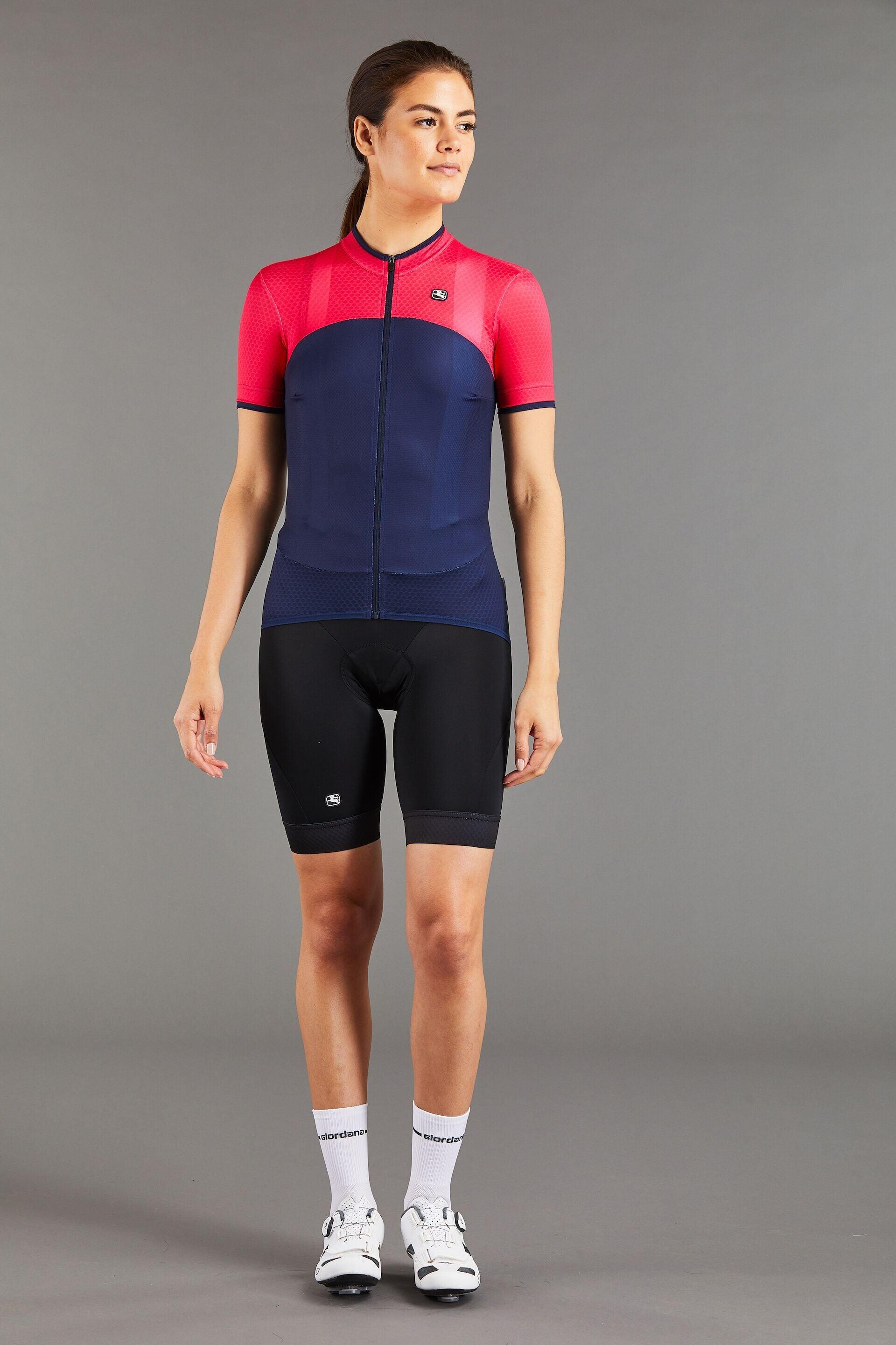 Giordana Women's SilverLine Jersey - Navy/Raspberry 2/2