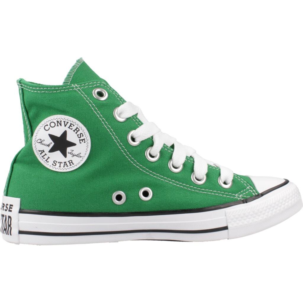 Chaussures Femmes Converse Chuck Classic Hi vert 4/5