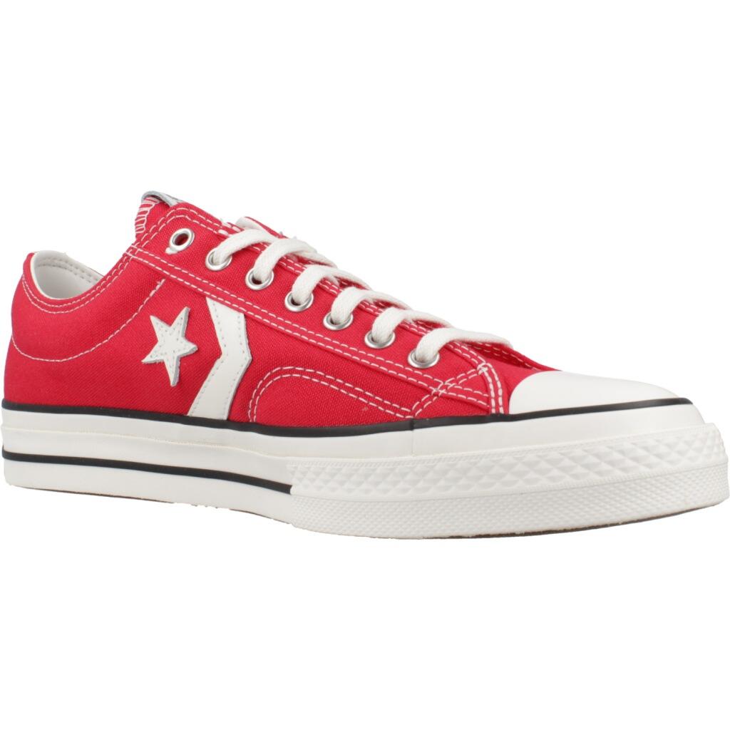 Baskets Converse Modèle Chuck Taylor All Star Player 76 Ox Couleur Rouge 5/5