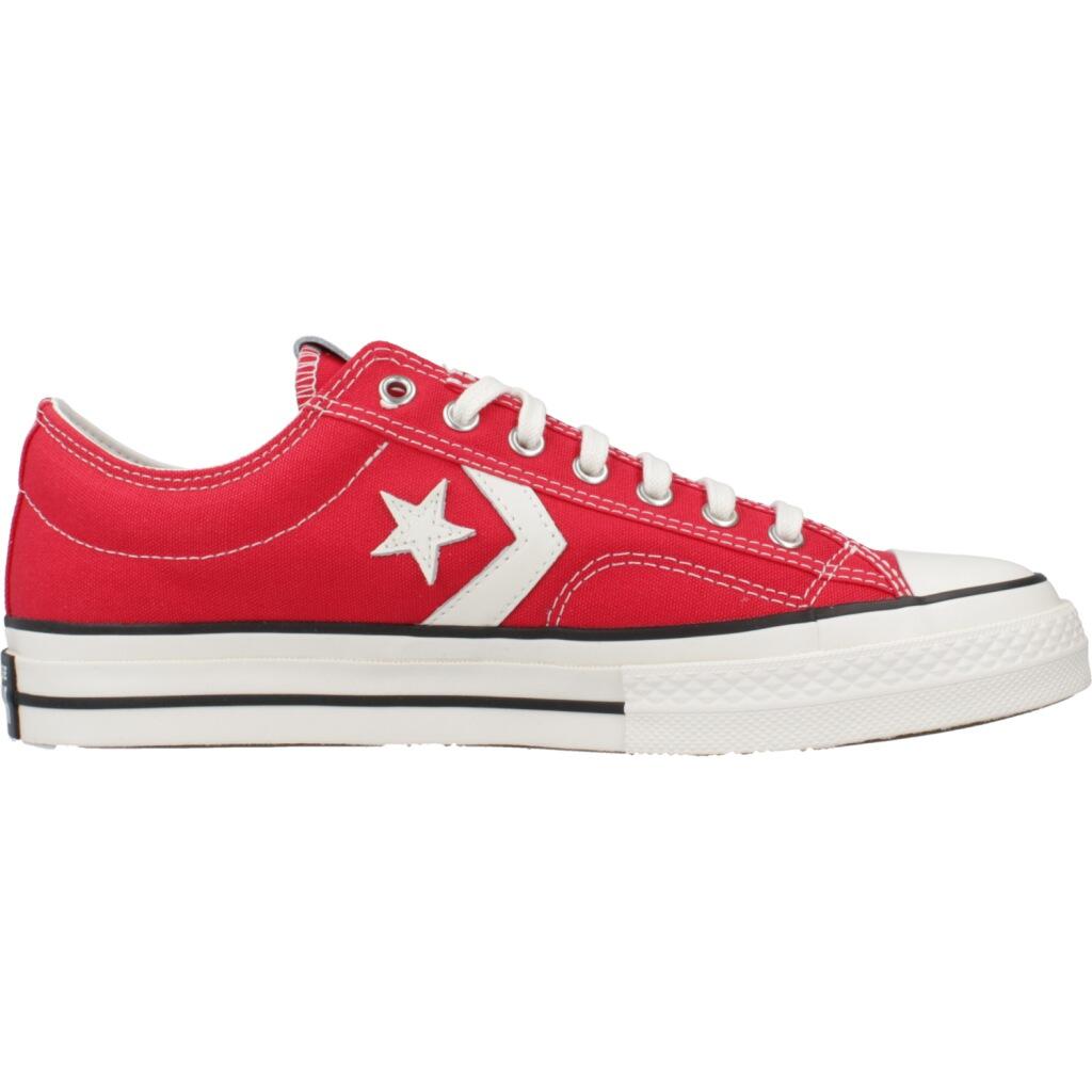 Baskets Converse Modèle Chuck Taylor All Star Player 76 Ox Couleur Rouge 4/5