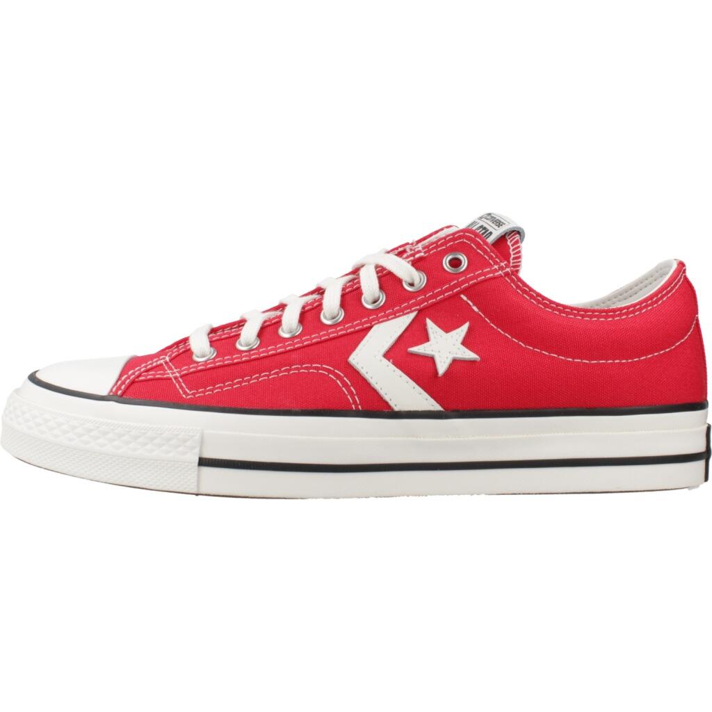 Baskets Converse Modèle Chuck Taylor All Star Player 76 Ox Couleur Rouge 2/5