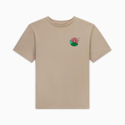 Camisetas Mujer Converse Leaf T-shirt Marron