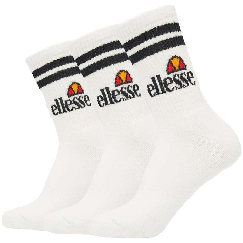 Calcetines para unisex Ellesse Pullo pack 3 en color blanco