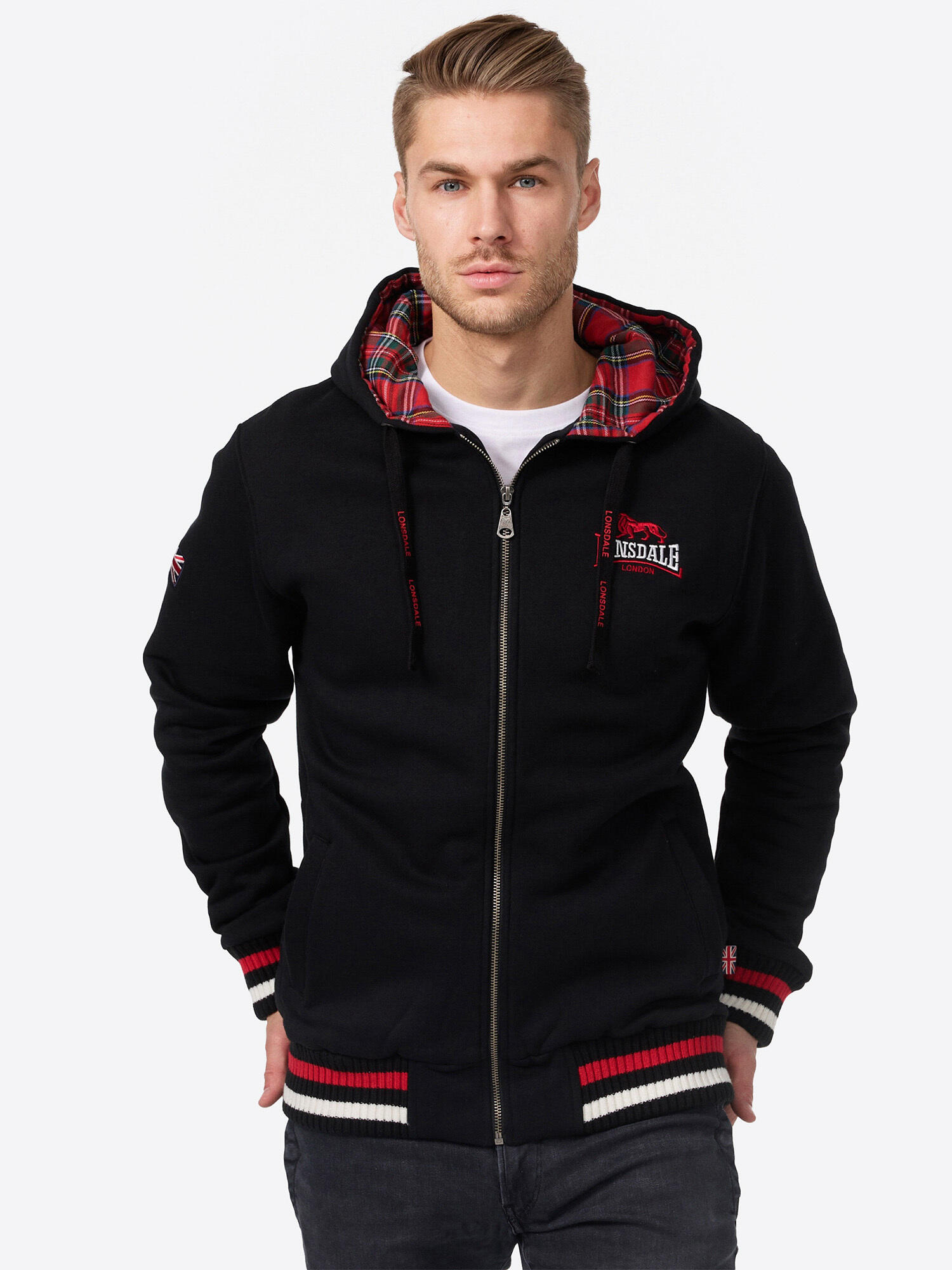 LONSDALE Zip-up hoodie Lonsdale Lancaster