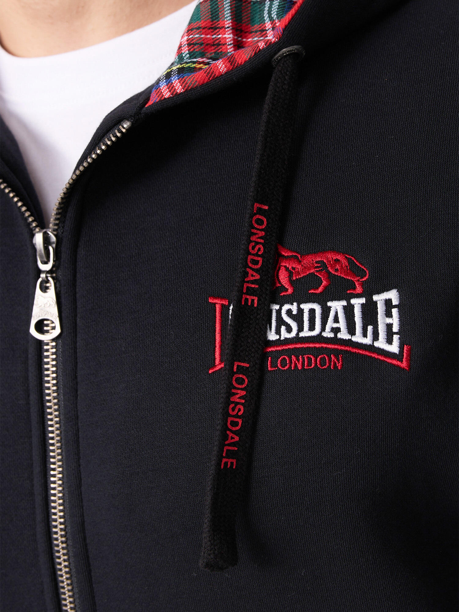 Sudadera con capucha y cremallera Lonsdale Lancaster 5/5
