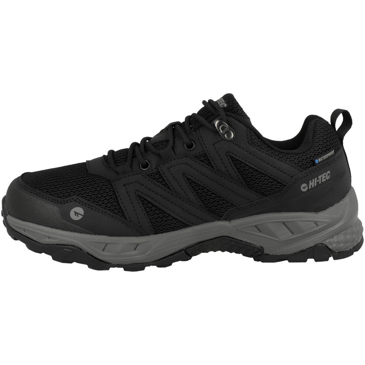 HI-TEC Saunter WP Mens Hiking Shoes BLACK