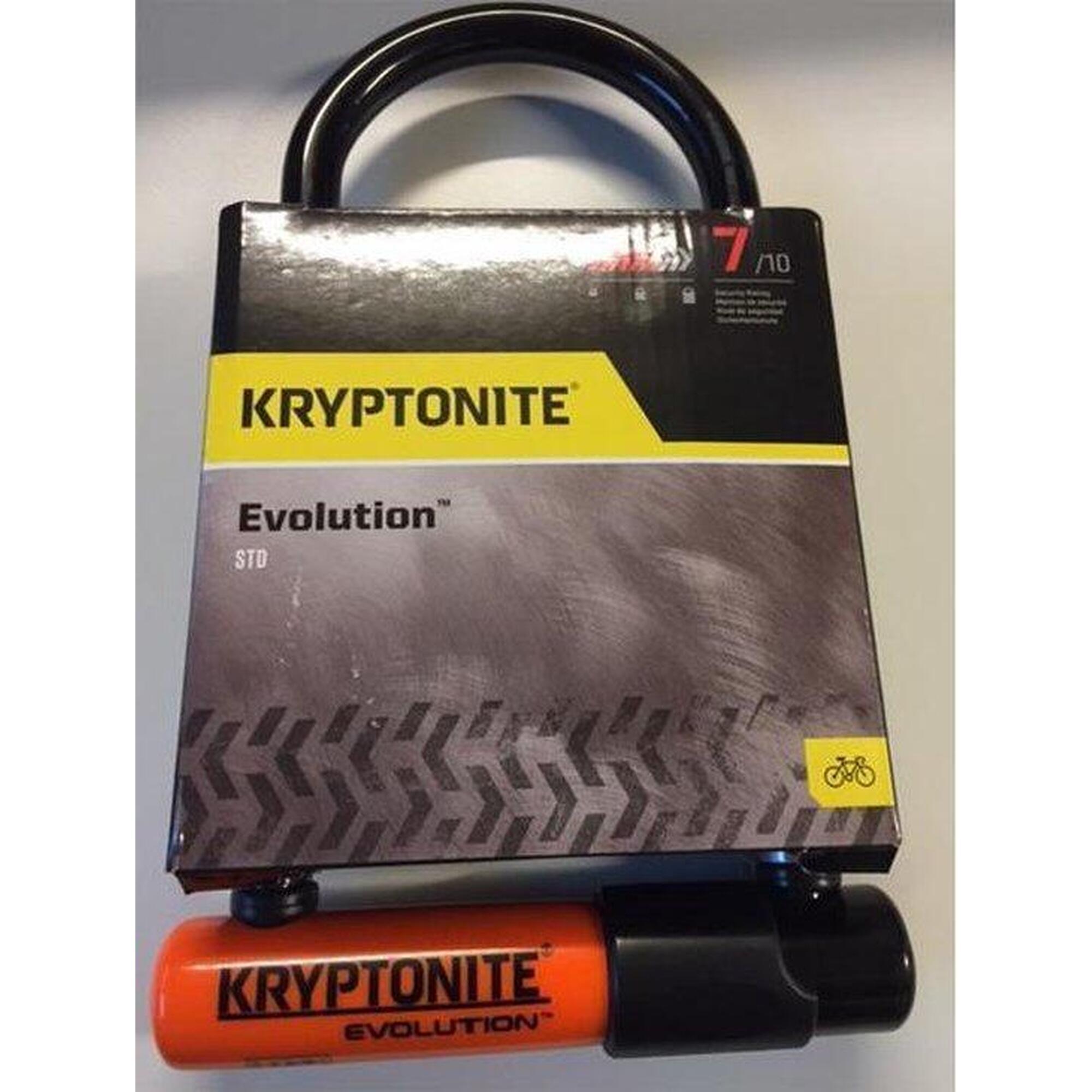 Kryptonite - Antivol Vélo Evolution Std - Cadenas - Noir - Taille Unique - Decathlon