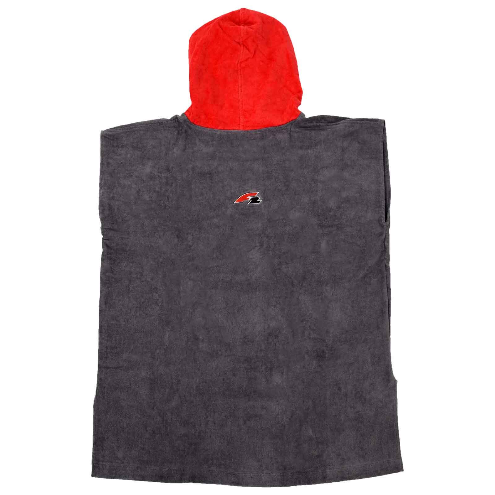 F2 Poncho "After Session Poncho" L/XL Gris 2024/25 2/6