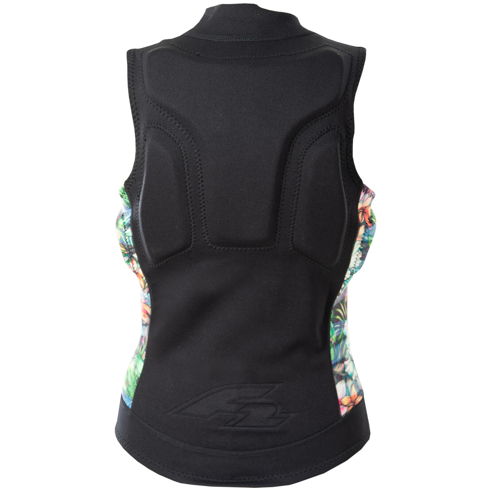 F2 Damen Prallschutz Weste Kite & Surf Weste  M Schwarz 2/3