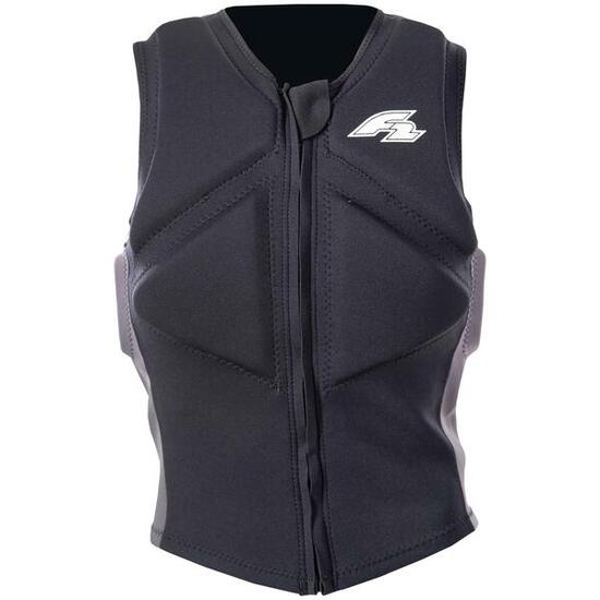F2 Herren Prallschutz Weste Kite & Surf Weste XXL Schwarz