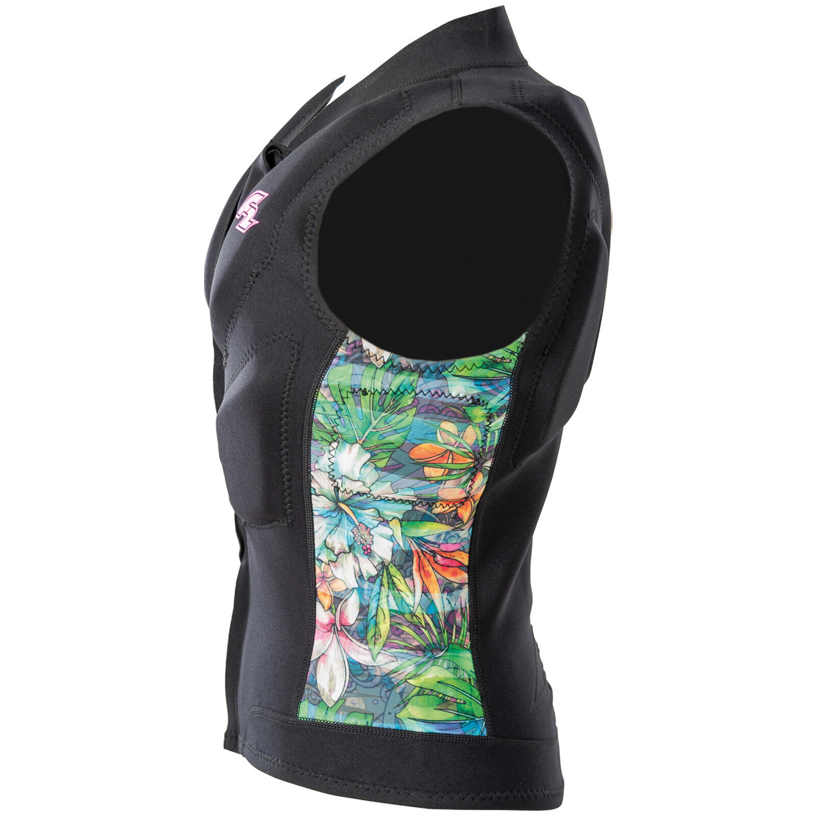 F2 Damen Prallschutz Weste Kite & Surf Weste  M Schwarz 3/3