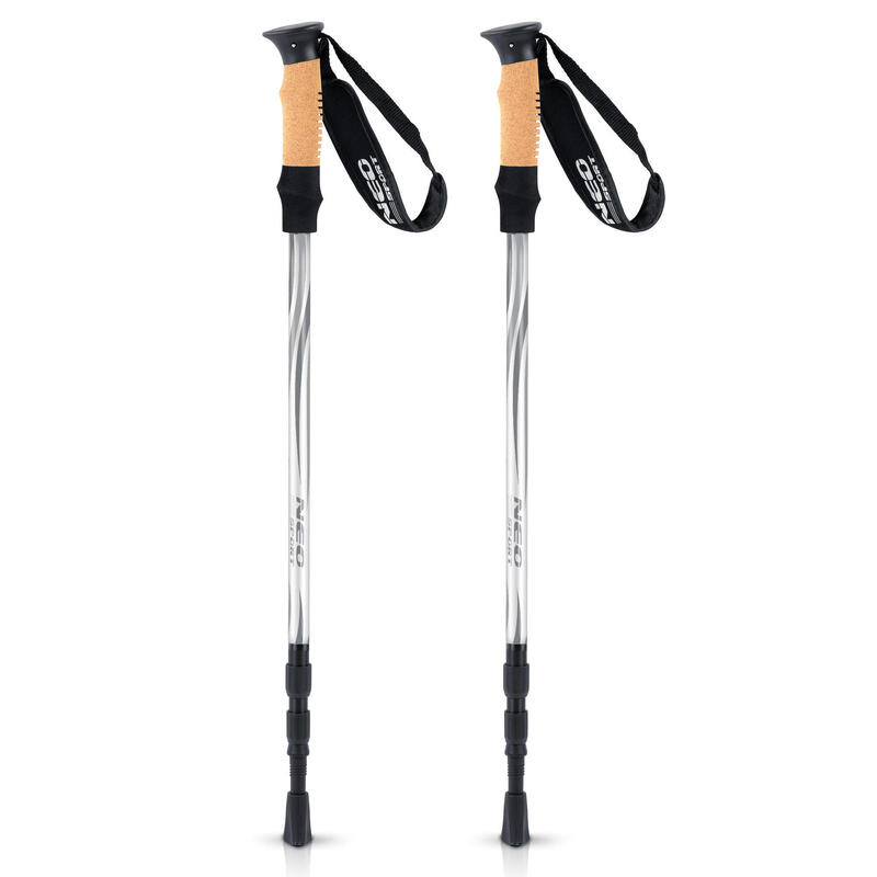 Baston de trekking 2 buc. Telescopice Antishock Kork