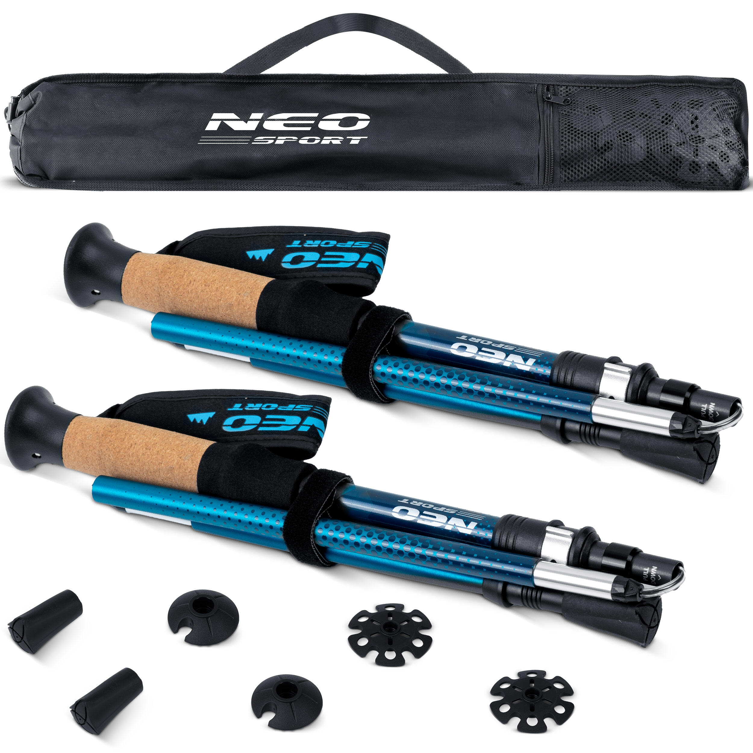 Kijki trekkingowe teleskopowe składane Neo-Sport NS-382 7/7