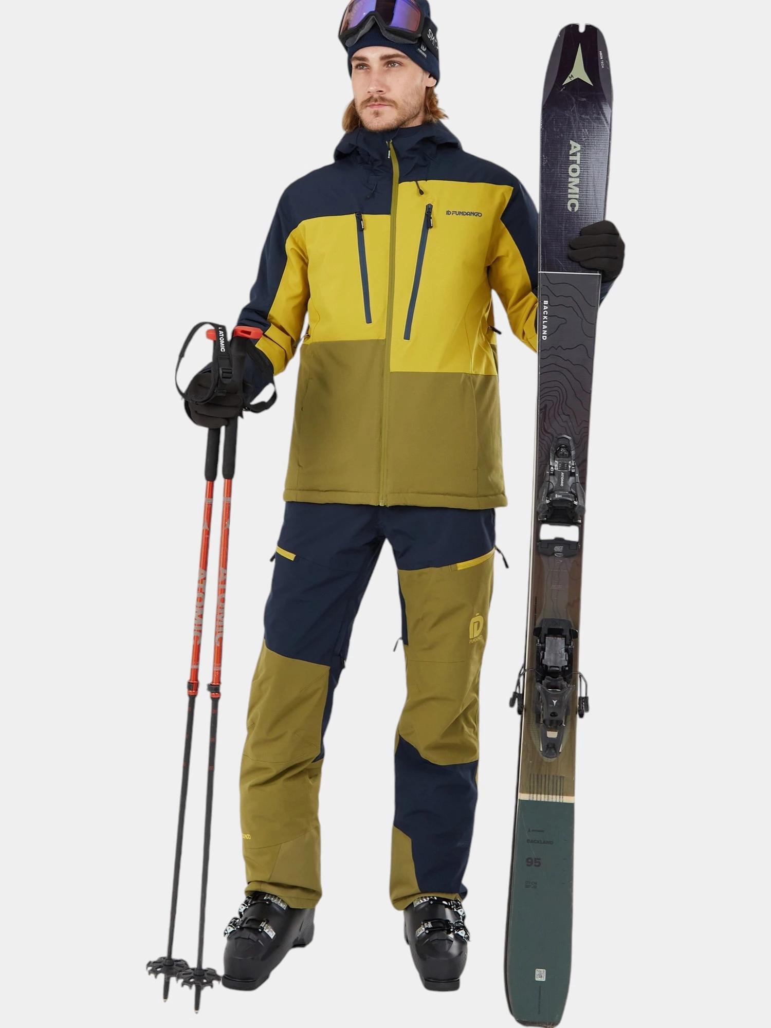 Pantaloni Da Sci Uomo Teak Colourblock 3/7