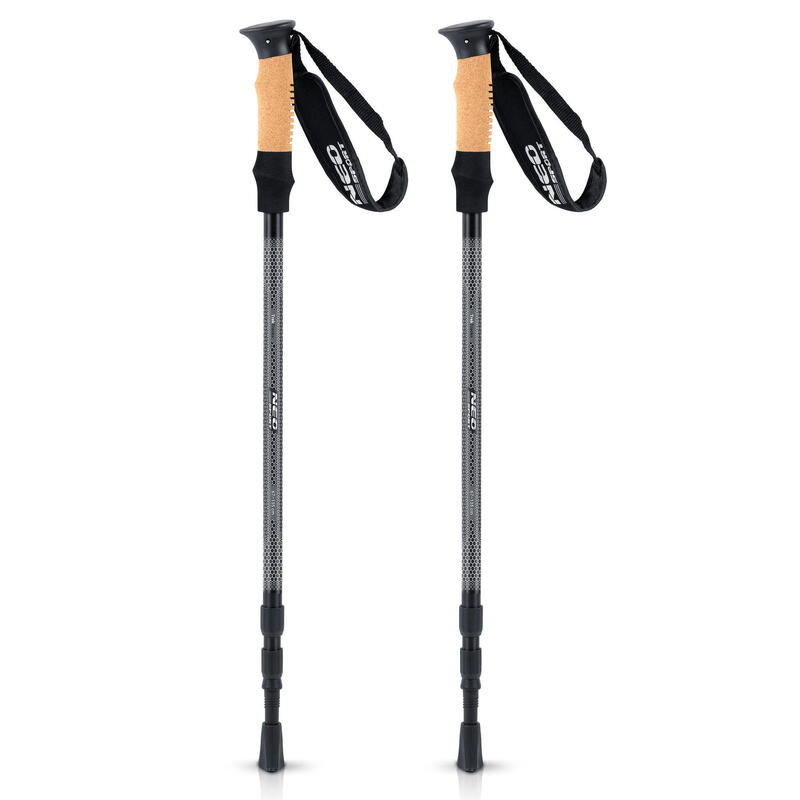 Bastoane de trekking Nordic Walking telescopice ajustabile