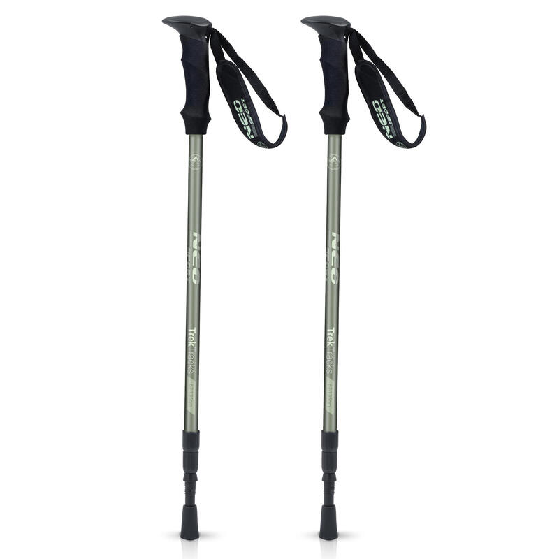 Baston de trekking 2 buc. Nordic Walking telescopic antișoc ajustabil EVA