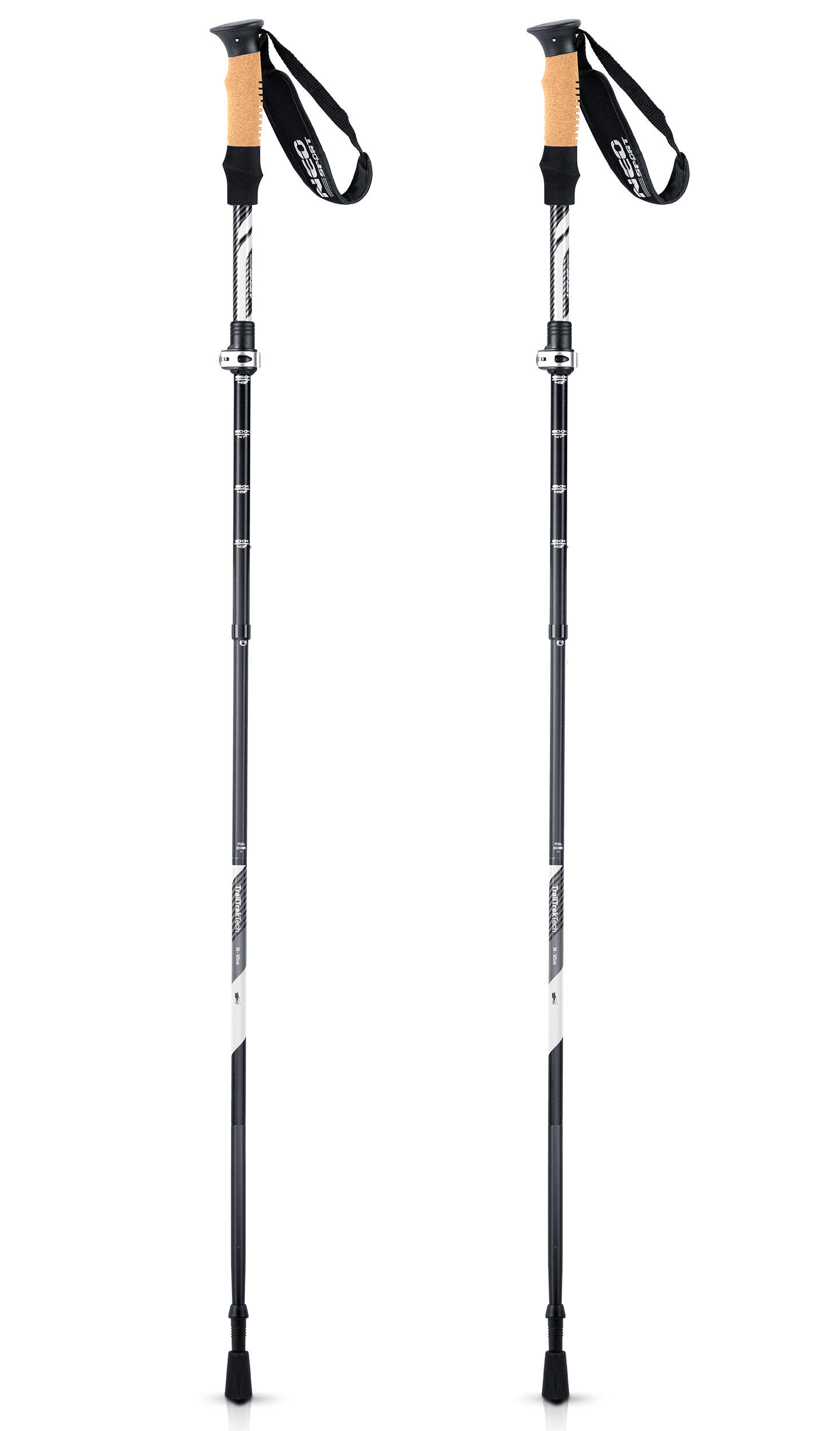 Kijki trekkingowe teleskopowe składane Neo-Sport NS-382 2/7