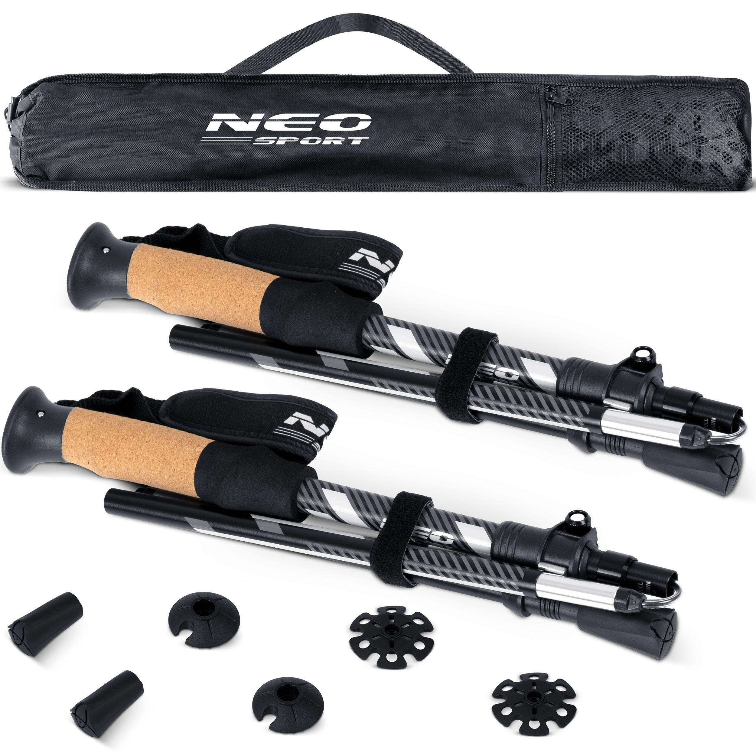 Kijki trekkingowe teleskopowe składane Neo-Sport NS-382 7/7