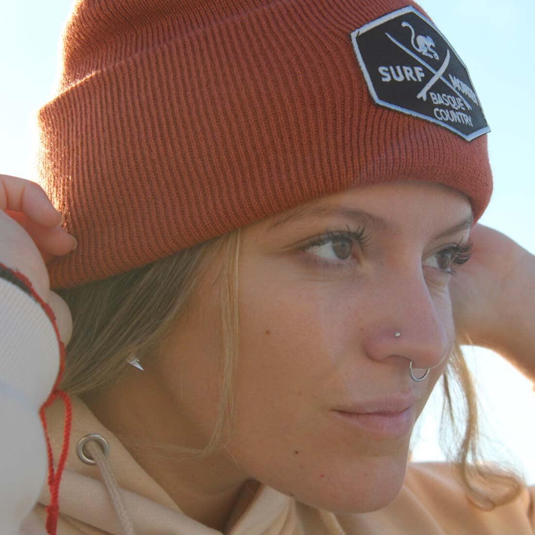 Bonnet en tricot - Taille unique - (Terre) 2/5