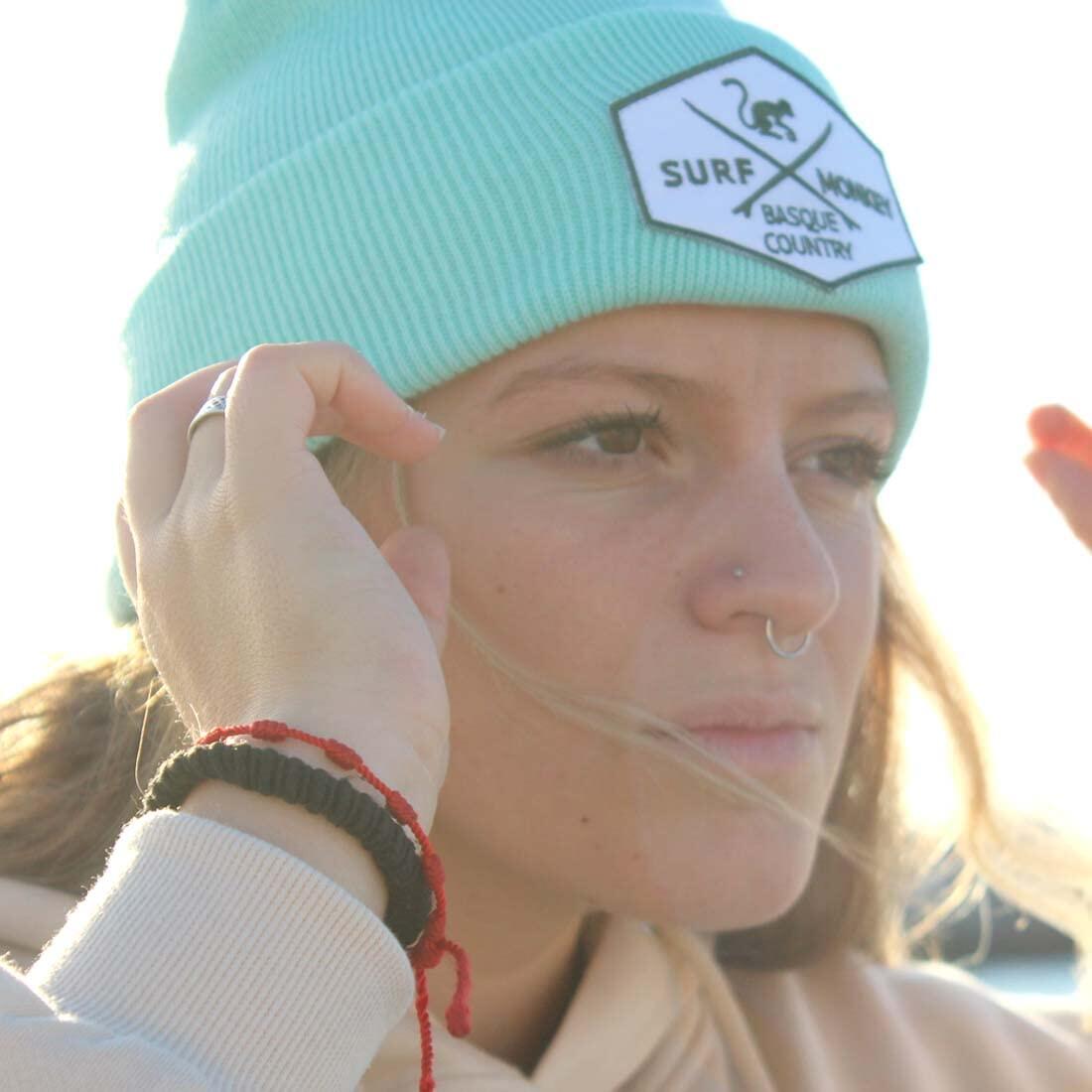 Beanie-Strickmütze – Einheitsgröße – (Mint) 3/5