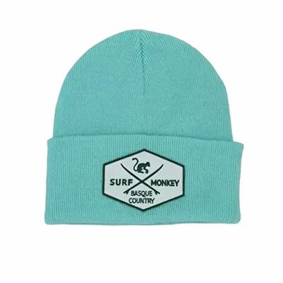 Beanie gebreide muts - one size - (zwart)