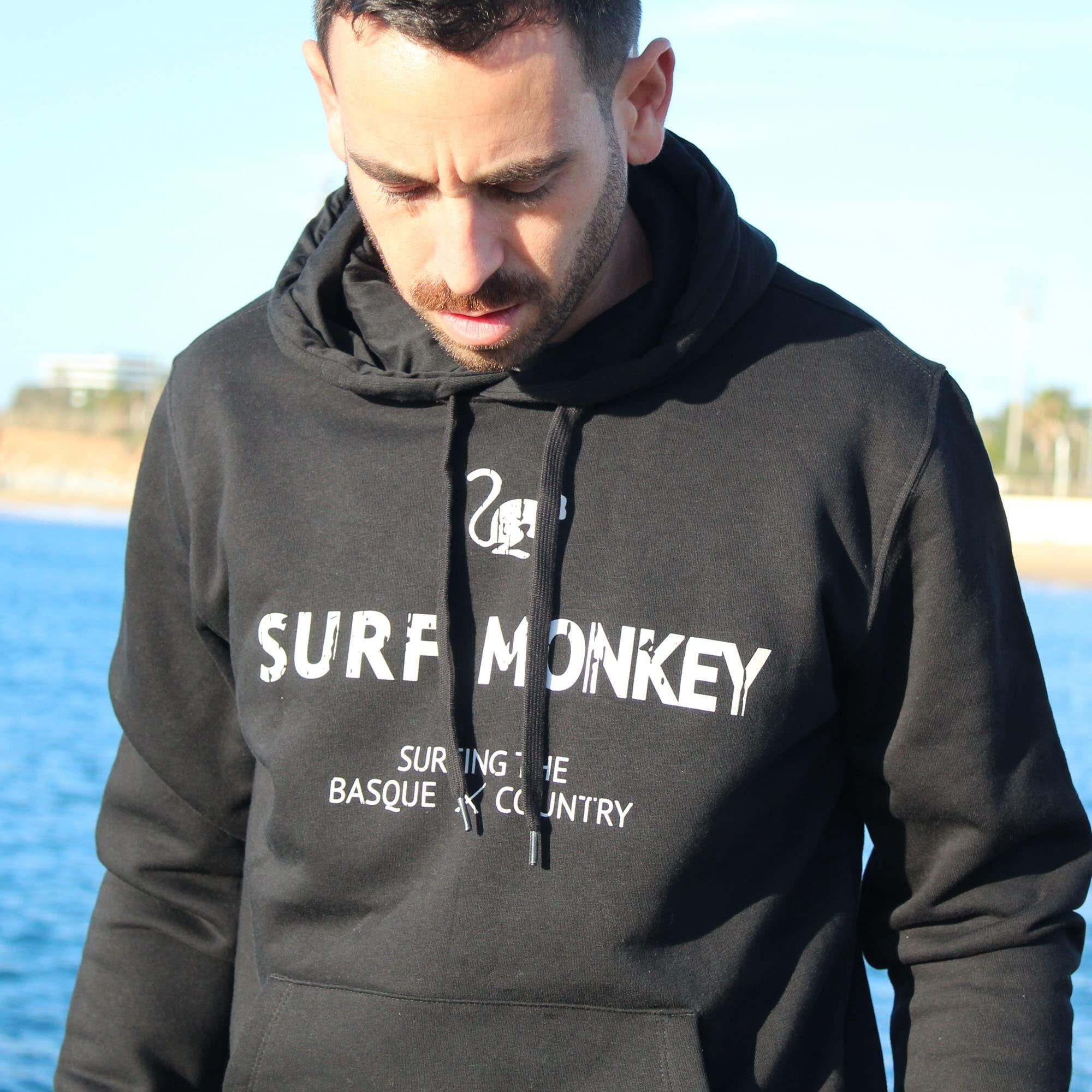 Sweat à capuche / Homme/Femme - Coton Bio (Noir) 2/5