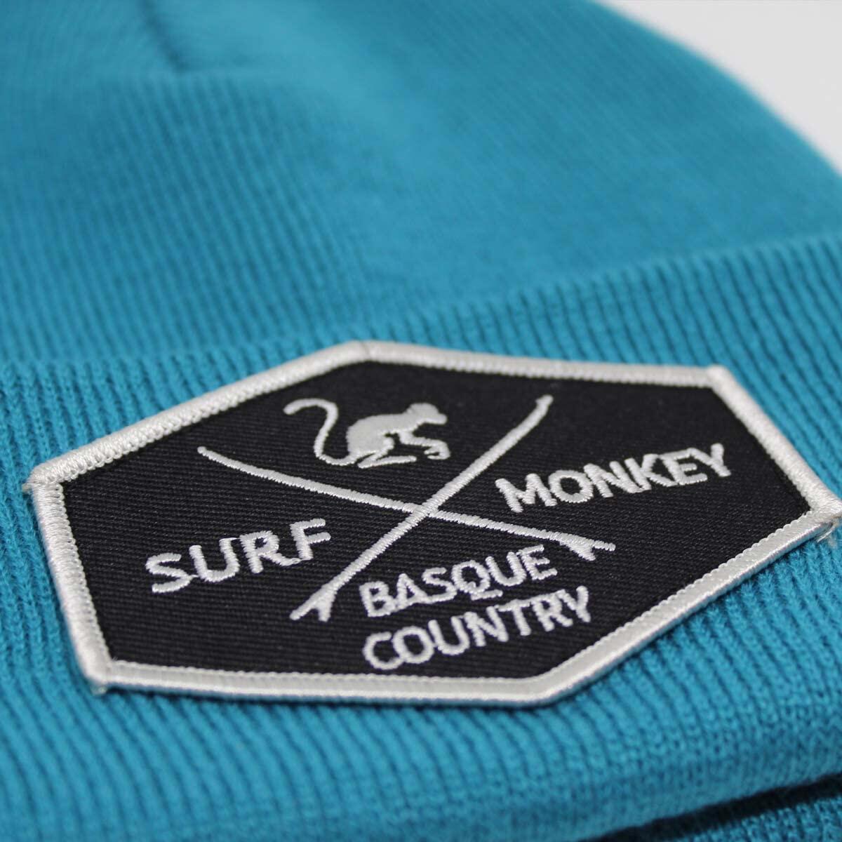 Bonnet tricoté - Taille unique - (Bleu surf) 2/4