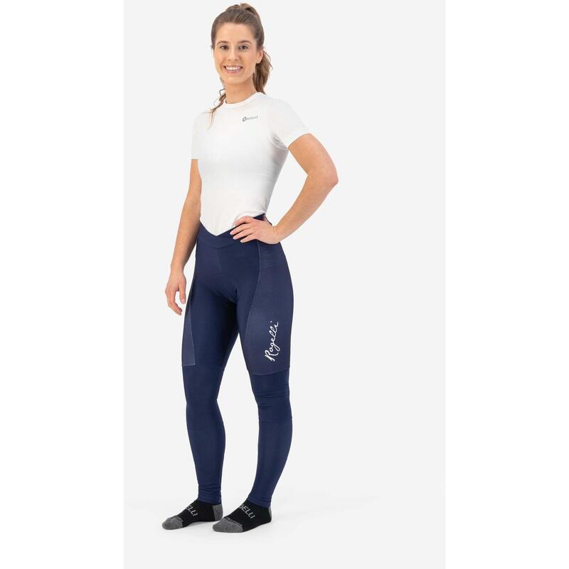 Spodnie rowerowe damskie Rogelli Select II z wkładką, bez szelek