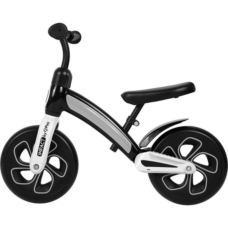 Qplay Impact Bicicleta Sin Pedales 10 pulgadas - Bicicleta Infantil - Negro