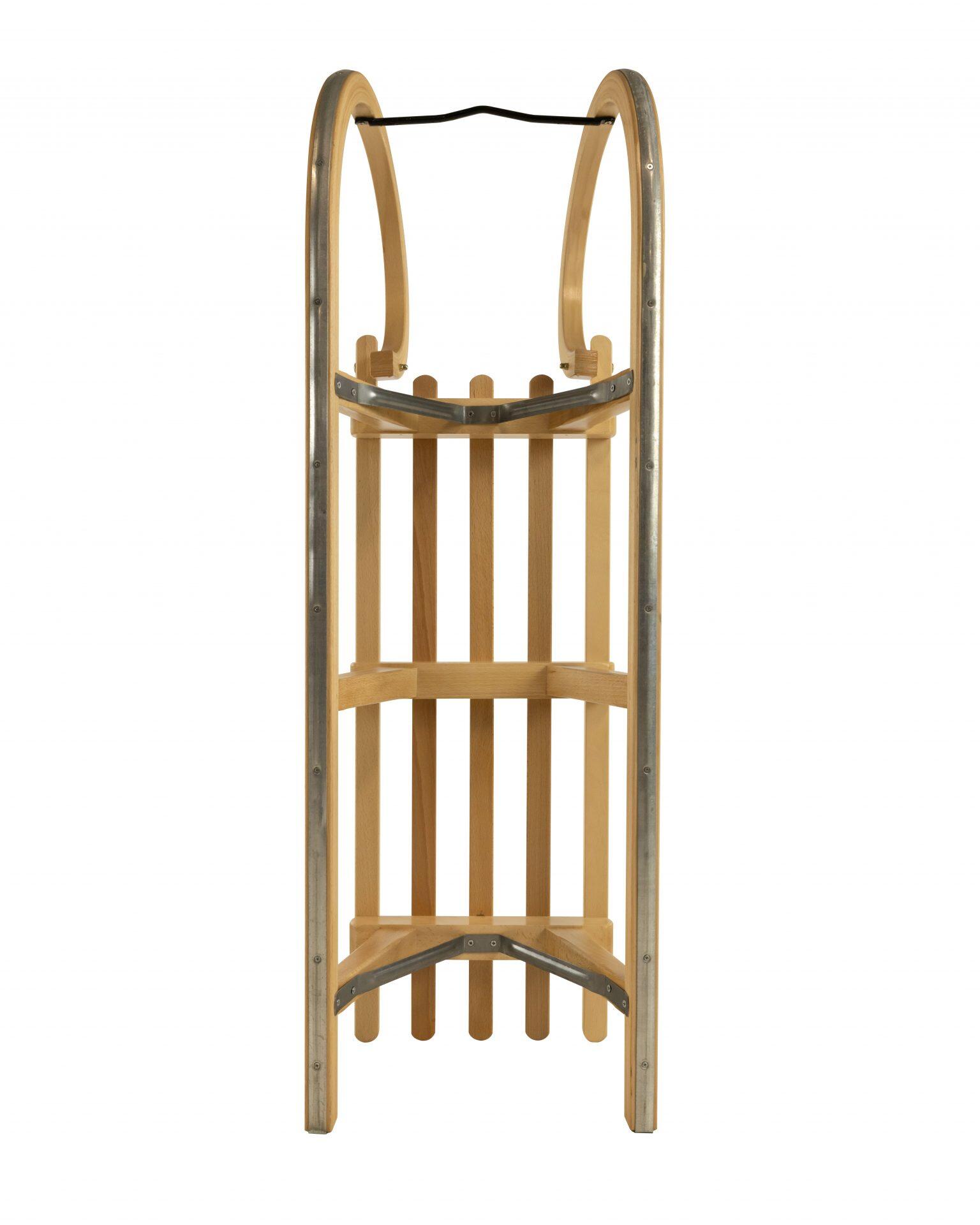 Zestaw sanki drewniane AD323 D110 + AD303 oparcie czerwone + AD300 sznurek 4/7