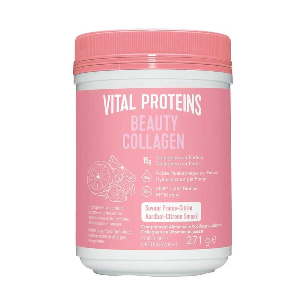 VITAL PROTEINS Collageen - Schoonheidscollageen (271g) - Aardbei Citroen