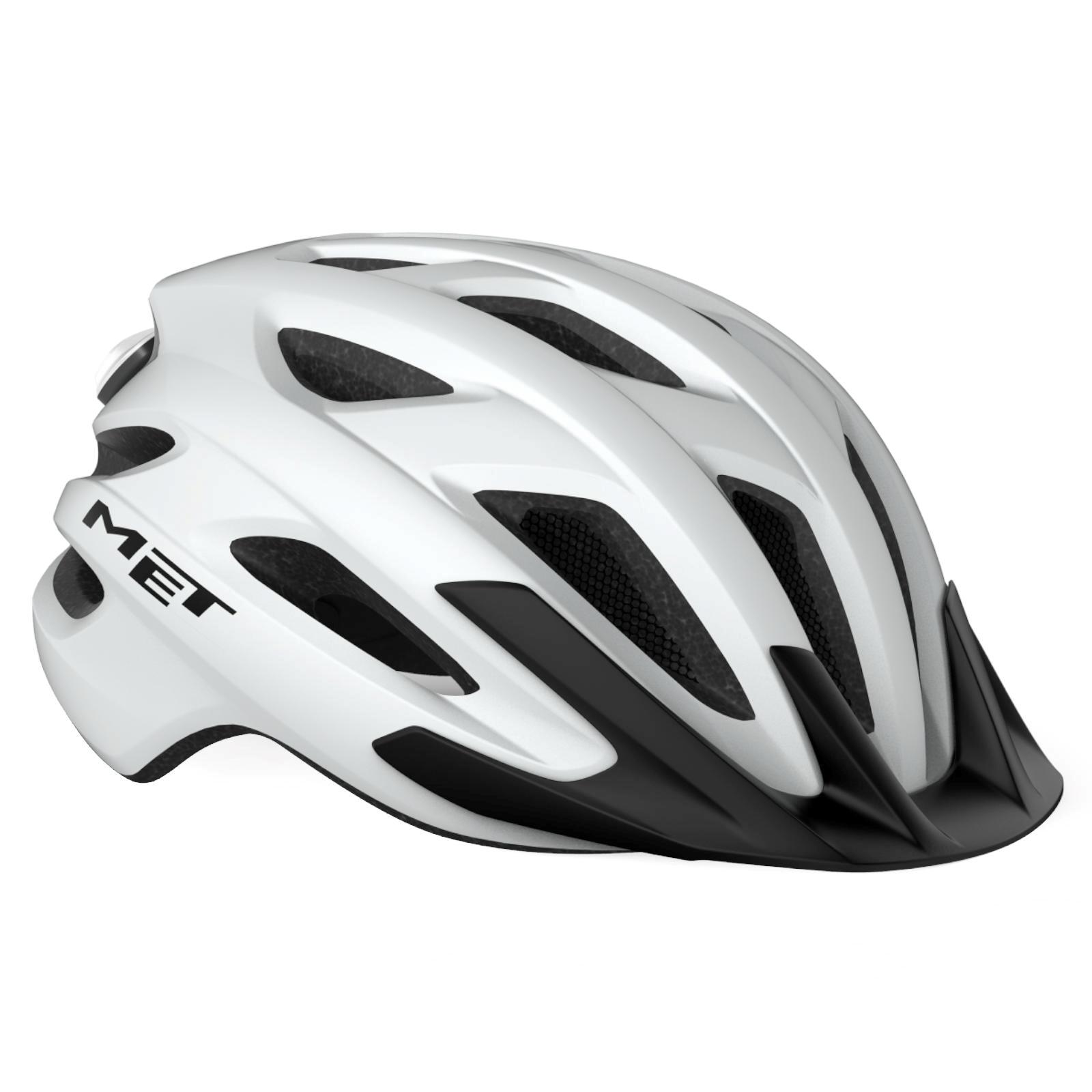 MET MET Crossover Allround Bike Helmet - White