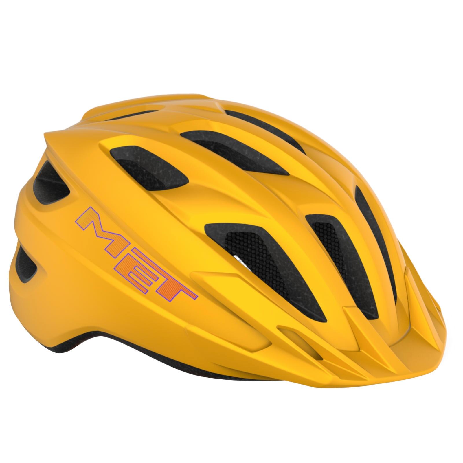 Met - Casque De Vélo Crackerjack - Casque - Jaune|orange - 52 - Decathlon