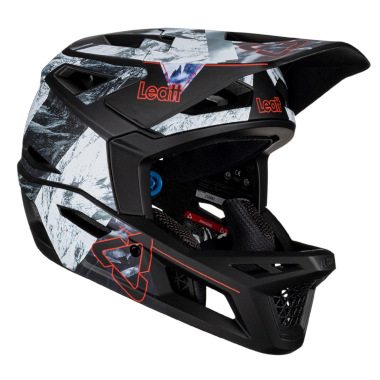 Leatt - Casque Intégral Vtt Leatt Gravity 4.0 Alpine Noir/blanc - Casque - Gris|noir - 42 M/l - Decathlon