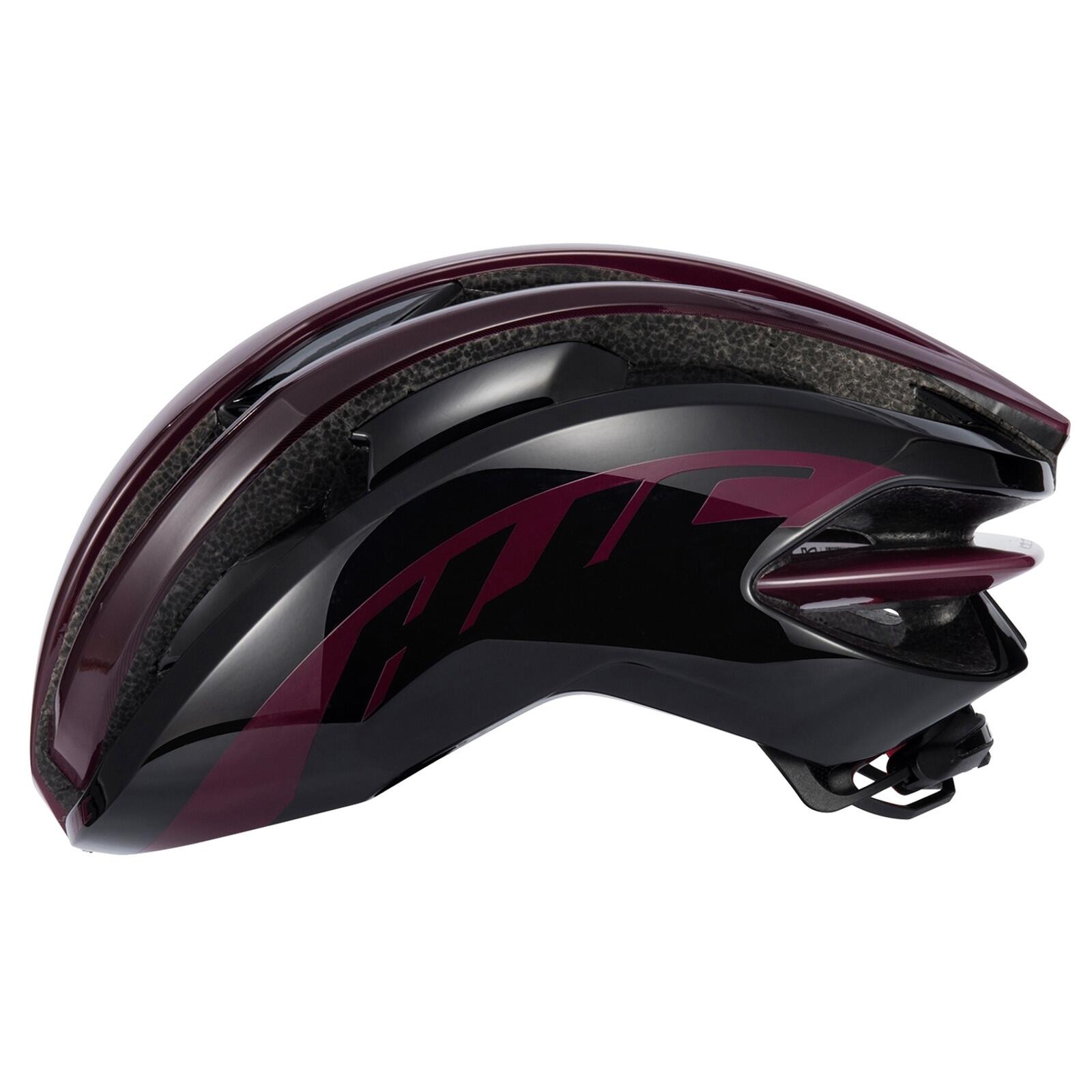 HJC IBEX Road Helm - Glanzend Bourgondië / Zwart