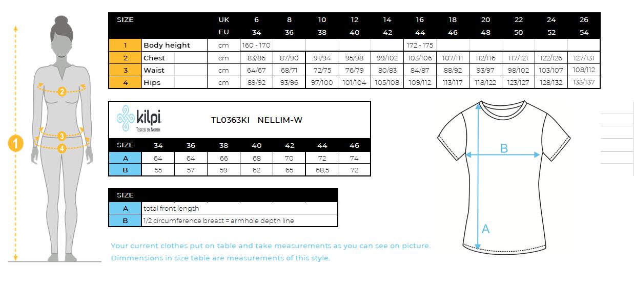 Maillot en coton pour femme Kilpi NELLIM-W 3/3