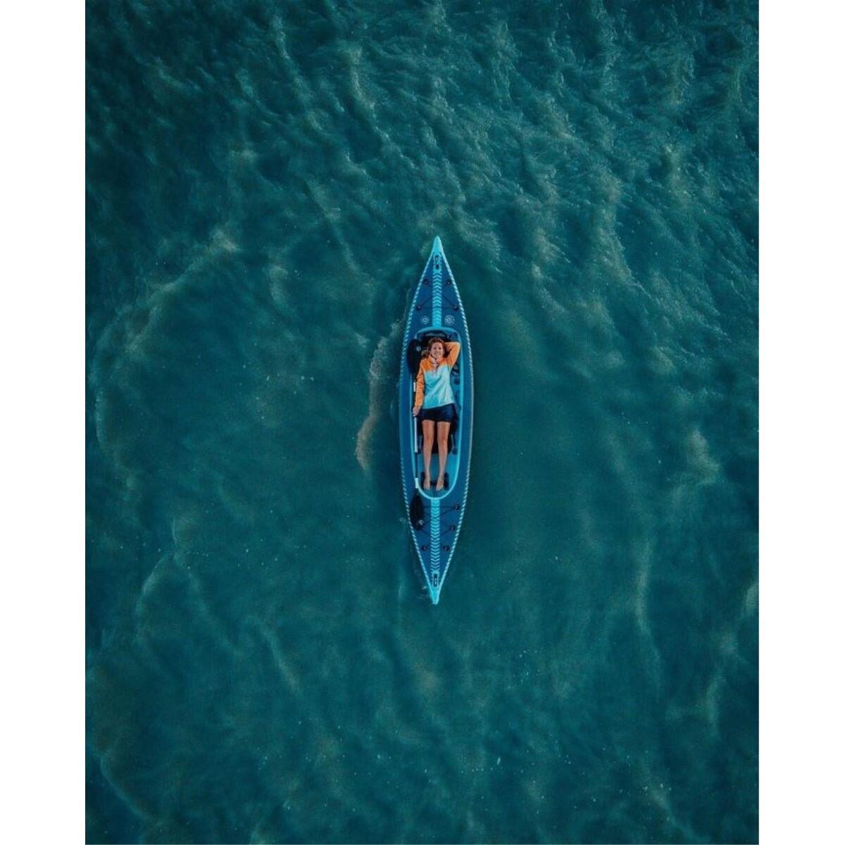 Kayak gonfiabile Coasto Capitole 2 posti -Max 250kg- 426x90cm(14'x35) - Grigio 6/8