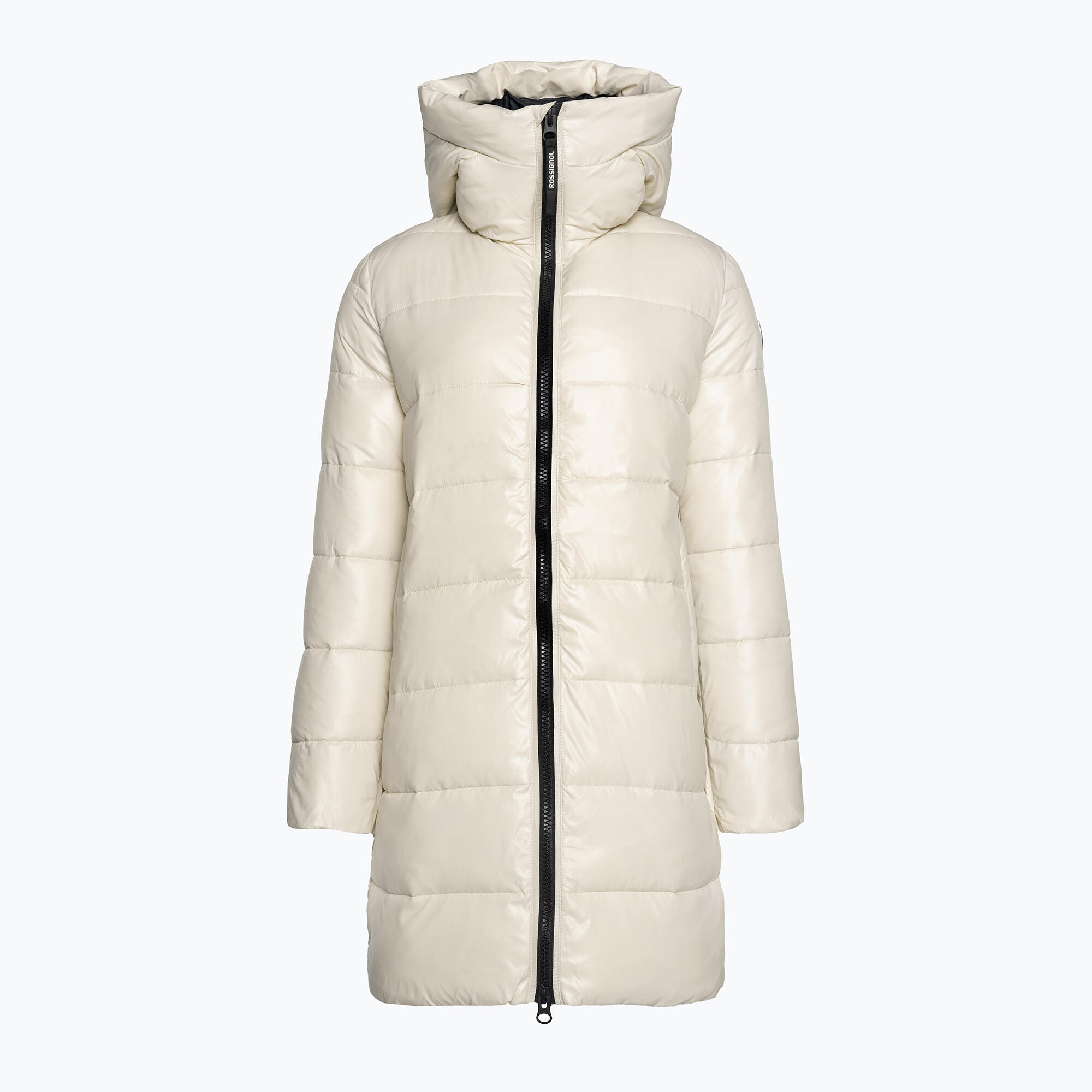 Lesklý dámský péřový kabát Parka 3/5