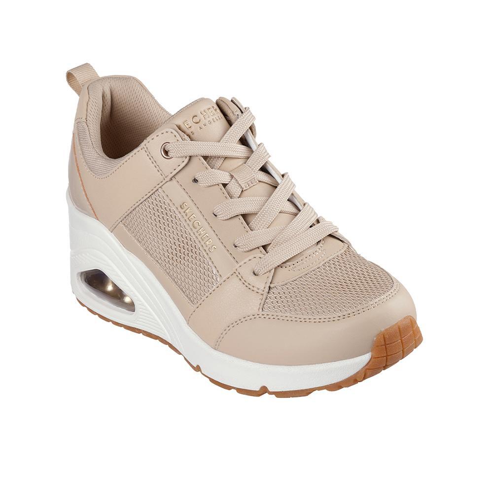 Tênis Femininos Uno Wedge Naturais Skechers 2/5
