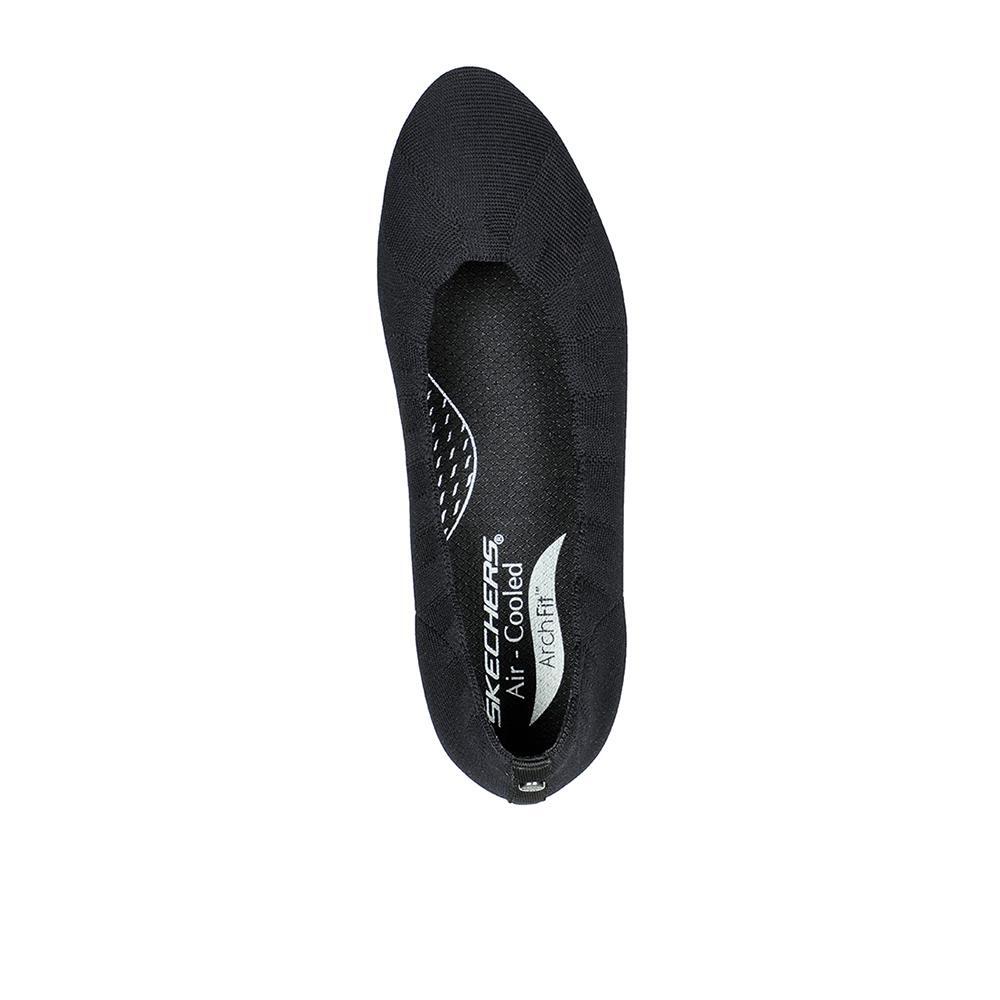 Zapatos Skechers Mujer Arch Fit Cleo Negro 3/4