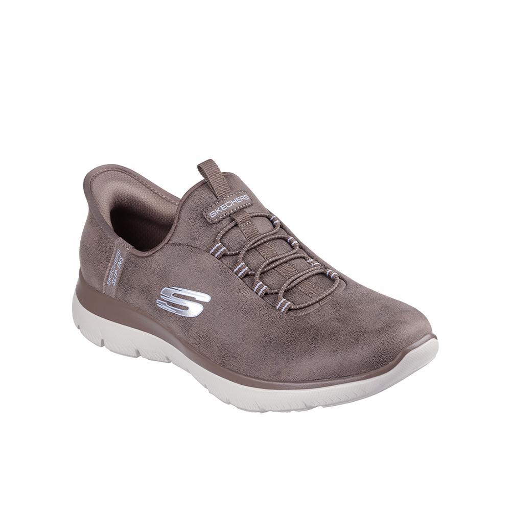 Zapatillas Deportivas Caminar Mujer Skechers 150254_BRN Topo con Cordones 2/7