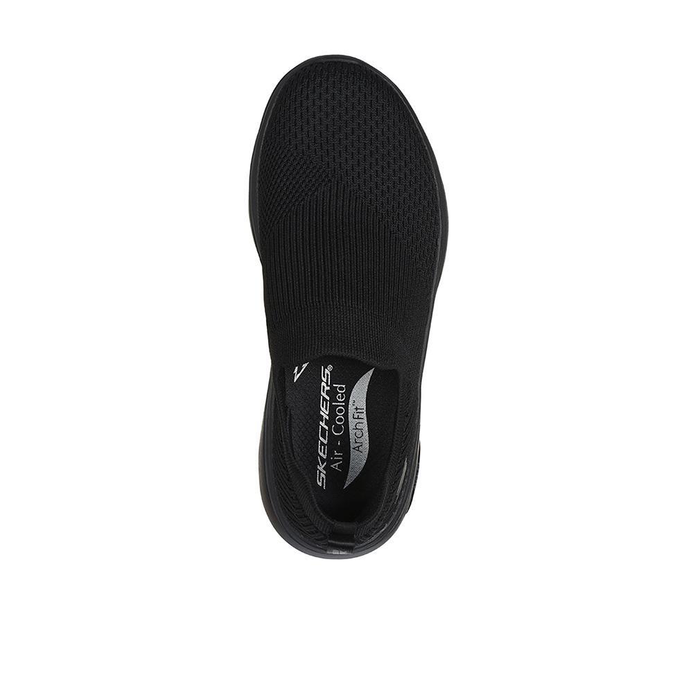 Tênis pretos Skechers Skechers Go Walk Arch Fit 2.0 Pretos 3/4