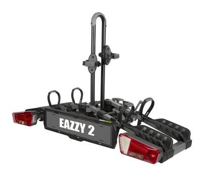 Eazzy 2 trekhaak fietsendrager - opvouwbaar platform voor 2 fietsen