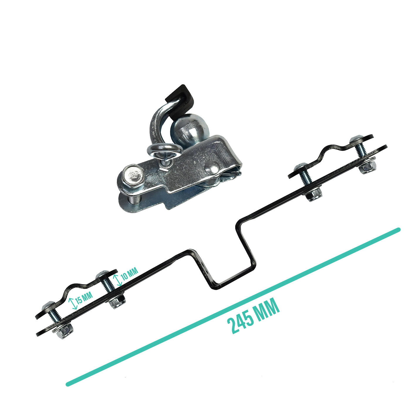 Adaptador universal de enganche de bicicleta para portaequipajes trasero 2/3