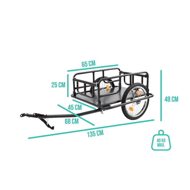 ECO OPVOUWBARE FIETSAANHANGER