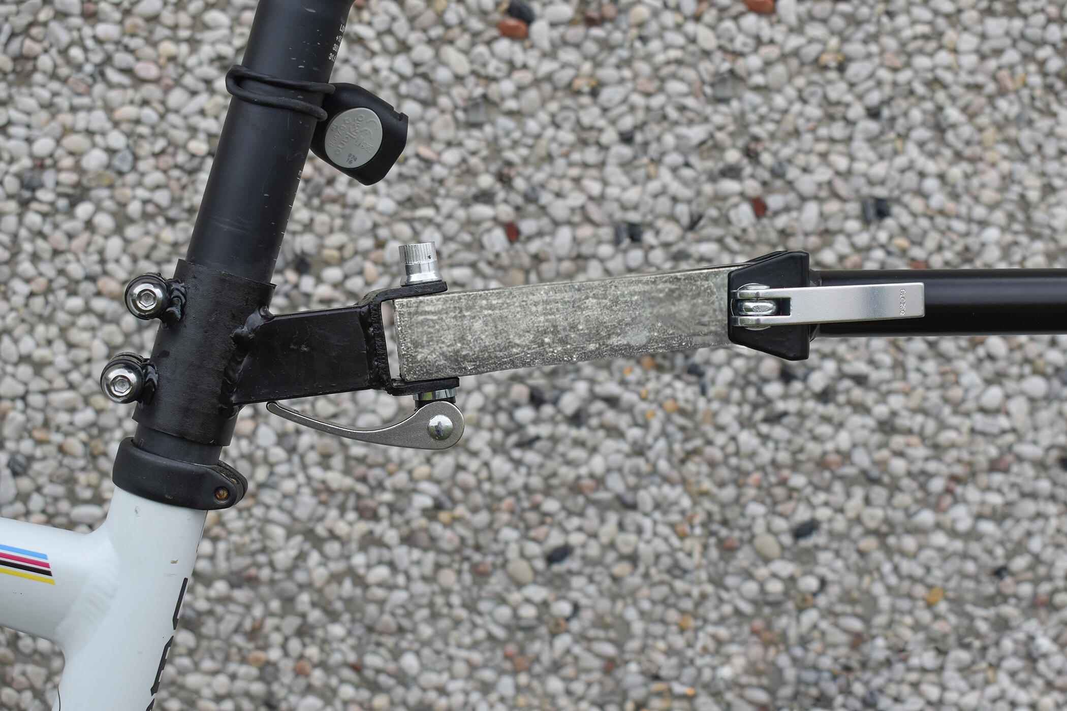 Asta di prolunga per rimorchio bici monoruota per ruota da 29". 3/3