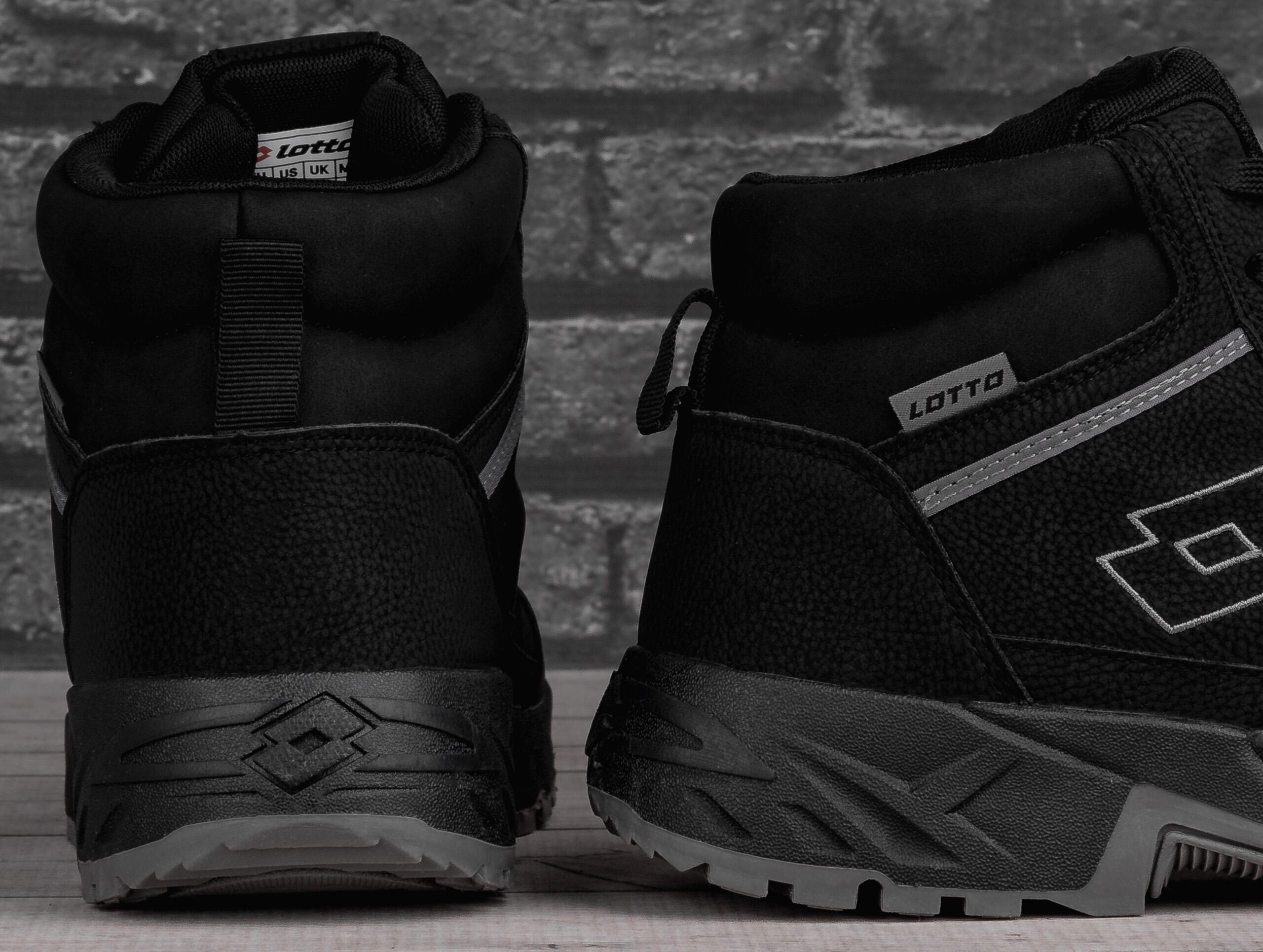 Buty męskie sportowe zimowe LOTTO EVEDAL MID BLACK 4/7
