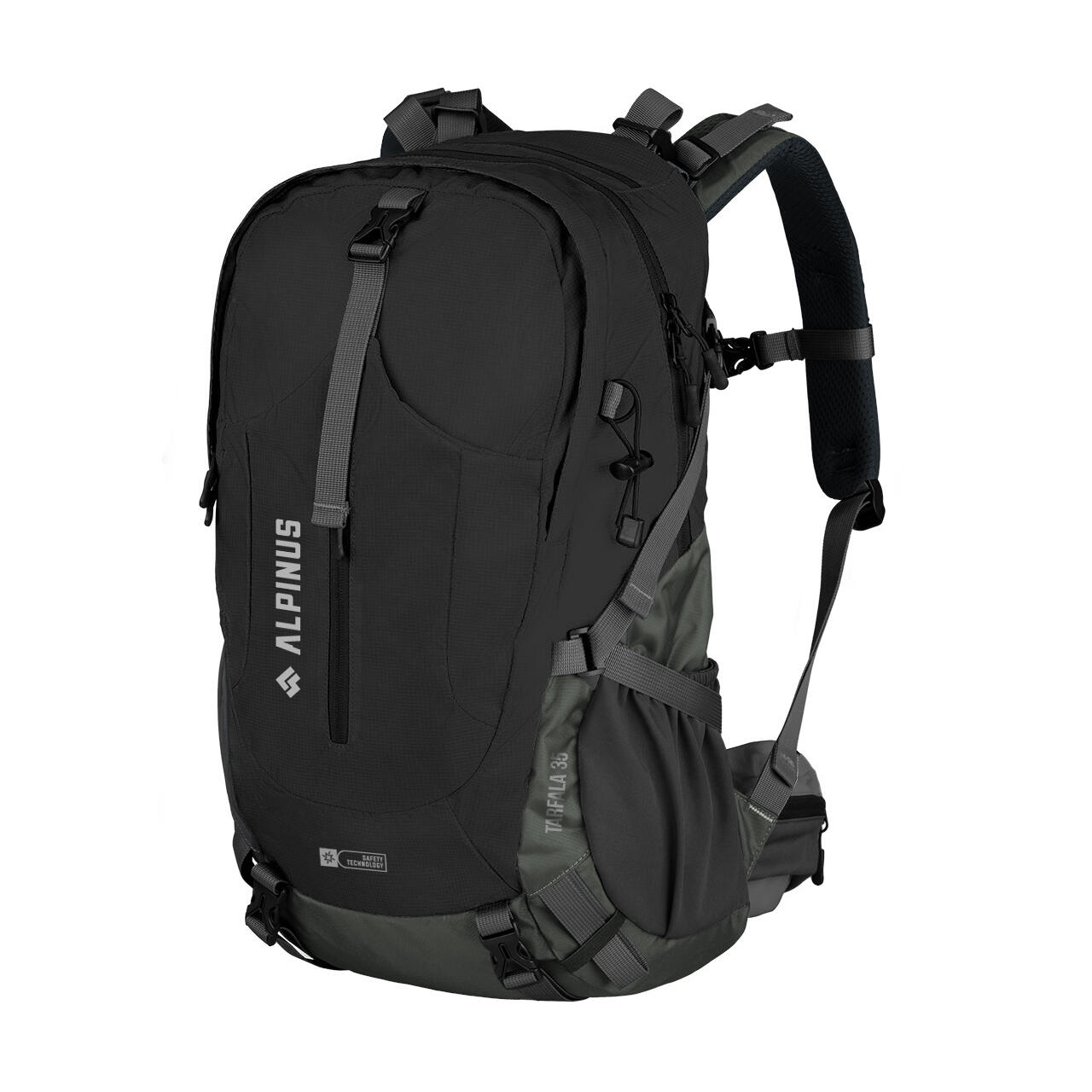 Alpinus - Sac À Dos De Randonnée Alpinus Tarfala 35 - Sac À Dos - Noir - 35 L - Decathlon