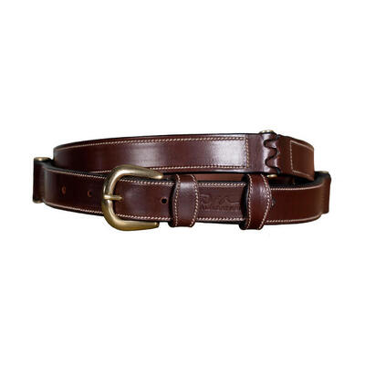 Platte leren riem dy'on