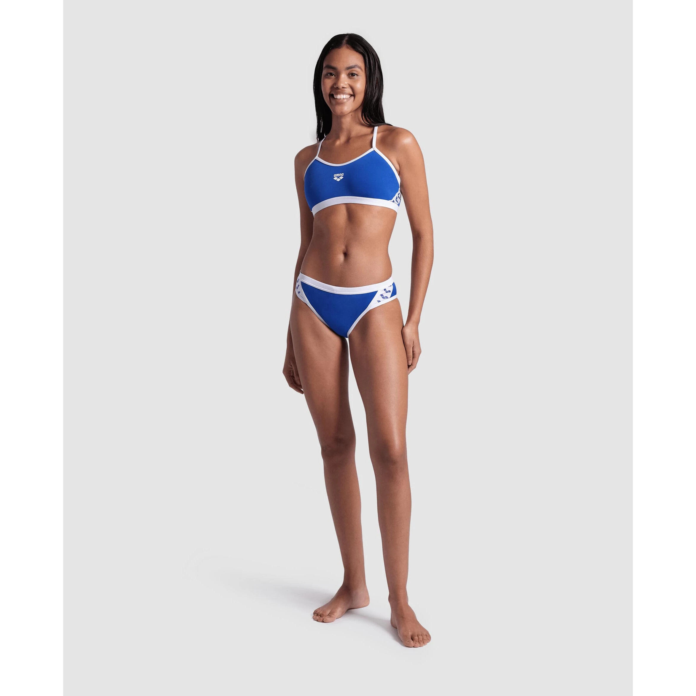 Maillot de bain 2 pièces croisé dos uni femme Arena Icons 3/7